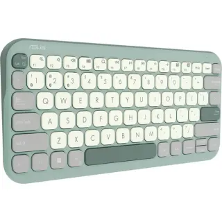 ASUS Marshmallow KW100, Tastatur (hellgrün/grau, DE-Layout, Scherenmechanik)