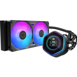 Cooler Master MasterLiquid 240 Atmos II LCD ARGB, Wasserkühlung (schwarz)