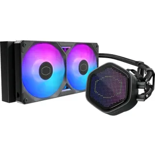 Cooler Master MasterLiquid 240 Atmos II Pixel LED, Wasserkühlung (schwarz)