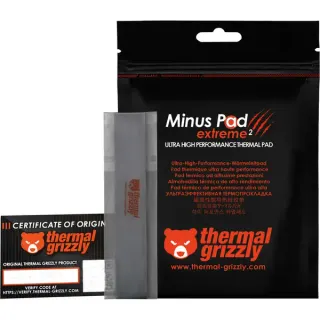 Thermal Grizzly Minus Pad extreme 2 - 120x 20x 3,0 mm, Wärmeleitpads (grau)