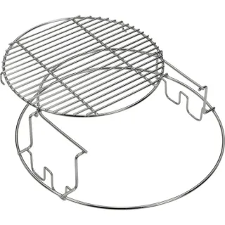Big Green Egg Multi Level Rack Large, Grillrost (edelstahl, 2-teilig, für Big Green Egg Large)