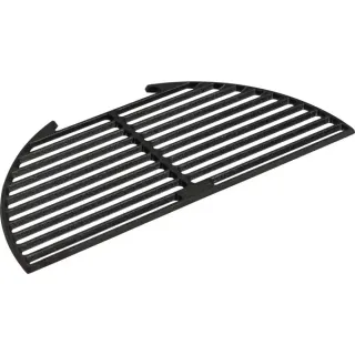 Big Green Egg Halber Gusseisenrost XLarge, Ø 61cm, Grillrost (anthrazit, für Big Green Egg XLarge)