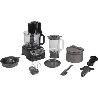 Kenwood Kompakt-Küchenmaschine MultiPro XL Weigh+ (schwarz, 1.000 Watt, integrierte Waage, Mixaufsatz)
