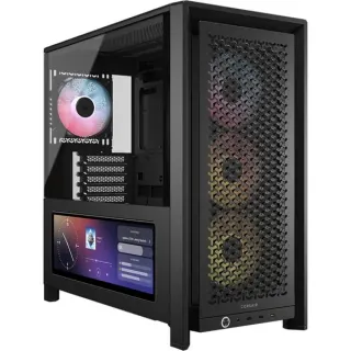 Corsair FRAME 4000D LCD RS ARGB, Tower-Gehäuse (schwarz, Tempered Glass, Touchscreen)