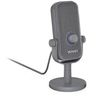 ENDORFY Solum Voice S Alt Gray, Mikrofon (dunkelgrau, USB-C, RGB-Beleuchtung)
