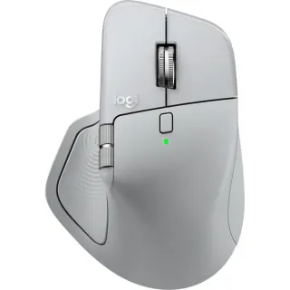 Logitech MX Master 4, Maus (hellgrau, Logi Bolt, Bluetooth, für Windows/macOS/Linux/ChromeOS/iPadOS/Android)