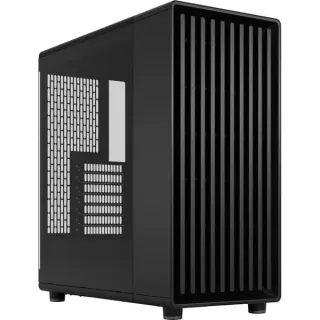 Fractal Design North Momentum Edition, Tower-Gehäuse (schwarz/holz, Tempered Glass)