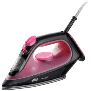 Braun Texstyle 1 SI 1070PU, Dampfbügeleisen (pink/schwarz)