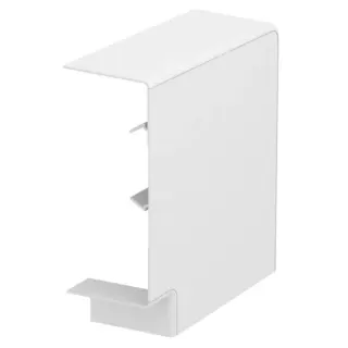OBO Flachwinkel Haubenformteil für Geräteeinbaukanal Rapid 80 GK-FH70170RW, Befestigung/Montage (weiß, Retail)