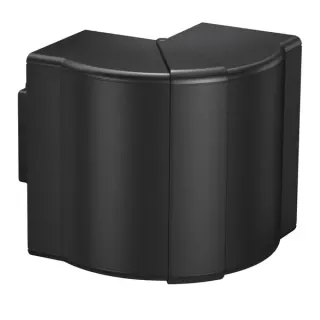 OBO Außeneck variabel GK-AH70130SW, Befestigung/Montage (schwarz, Retail)