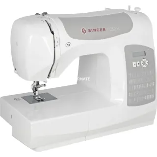 Singer C5205, Nähmaschine (weiß/grau)