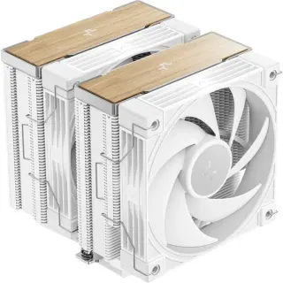 DeepCool AK620 G2 WH, CPU-Kühler (weiß/holz, 120 mm)