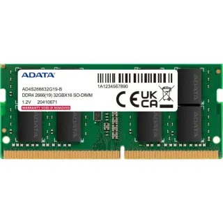 ADATA SO-DIMM 8 GB DDR4-2666, Arbeitsspeicher (schwarz, AD4S26668G19-SGN, Premier Tray)