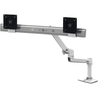 Ergotron LX Dual Direkt, Monitorhalterung (weiß)
