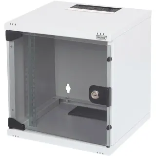 Digitus 254-mm-Wandschrank, 6 HE, IT-Schrank (grau, 6 Höheneinheiten)