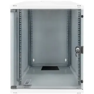 Digitus 483-mm-Wandschrank, 12 HE, IT-Schrank (hellgrau, 12 Höheneinheiten)