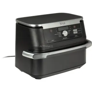 Ninja Foodi FlexDrawer Heißluftfritteuse AF500EU (schwarz/edelstahl, 2.470 Watt, Korb 10,4 Liter, teilbar)