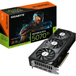 GIGABYTE GeForce RTX 5070 Ti WINDFORCE OC V2 16G, Grafikkarte (DLSS 5, 3x DisplayPort, 1x HDMI 2.1)