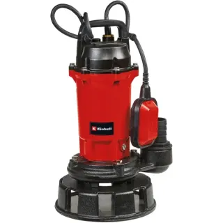 EINHELL Schmutzwasserpumpe GE-DP 900 Cut, Tauch- / Druckpumpe (rot/schwarz, 900 Watt)