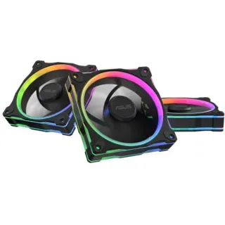 ASUS Prime MR120 ARGB Fan, Gehäuselüfter (schwarz, 3er Pack, 120 mm)