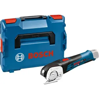 Bosch Professional Akku-Universalschere GUS 12V-300 Professional, Elektroschere (blau, ohne Akku und Ladegerät, L-BOXX)