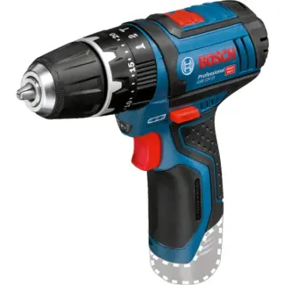Bosch Professional Akku-Schlagbohrschrauber GSB 12V-15 Professional, 12Volt (blau/schwarz, ohne Akku und Ladegerät, L-BOXX)