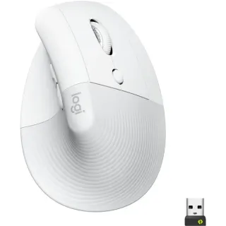 Logitech Lift, Maus (weiß/hellgrau, Logi Bolt, Bluetooth, Windows/macOS/iPadOS)