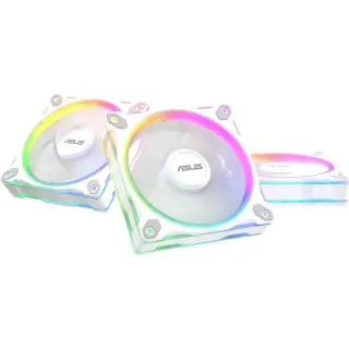 ASUS Prime MR120 ARGB Reverse Fan, Gehäuselüfter (weiß, 120 mm)