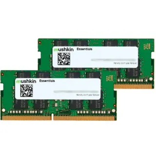 Mushkin SO-DIMM 16 GB DDR4-2400 (2x 8 GB) Dual-Kit, Arbeitsspeicher (MES4S240HF8GX2, Essential)