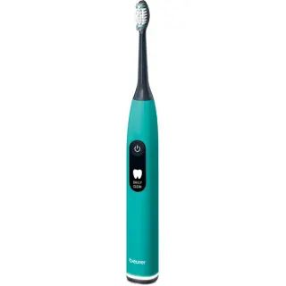 Beurer SC 50 Ocean Breeze Green Planet, Elektrische Zahnbürste (blaugrün, incl. 2 Bürstenköpfe)