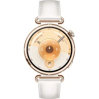 Huawei Watch GT 6 41mm (Konsu-B19L), Smartwatch (gold, weißes Lederverbundarmband)