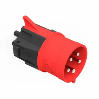 NRGkick Steckeraufsatz 32A - 5polig, max. 22kW, Adapter (schwarz/rot, für NRGkick Ladeeinheit)