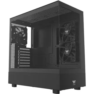 Thermaltake Pureline 270 Black, Tower-Gehäuse (schwarz, Tempered Glass x 2)
