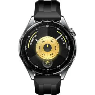 Huawei Watch GT 6 46mm (Atum-B19F), Smartwatch (schwarz, schwarzes Fluorelastomerarmband)