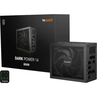 be quiet! DARK POWER 14 850W, PC-Netzteil (schwarz, 1x 12-Pin High Power GPU, 4x PCIe, Kabelmanagement, 850 Watt)