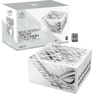 ASUS ROG-STRIX-1000P-GAMING-WHITE, PC-Netzteil (weiß, 1x 12-Pin High Power GPU, 4x PCIe, Kabelmanagement, 1000 Watt)