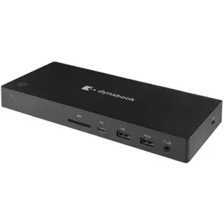 Toshiba Dynabook USB-C Dock Generalüberholt, Dockingstation (schwarz)