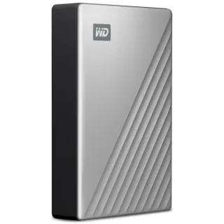 WD My Passport Ultra 4 TB, Externe Festplatte (silber/schwarz, USB-C 3.2 Gen 1)