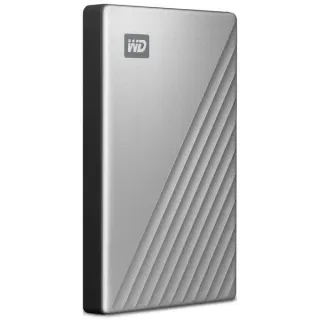 WD My Passport Ultra 2 TB, Externe Festplatte (silber/schwarz, USB-C 3.2 Gen 1)
