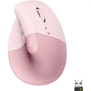 Logitech Lift, Maus (rosa, Logi Bolt, Bluetooth, Windows/macOS/iPadOS)