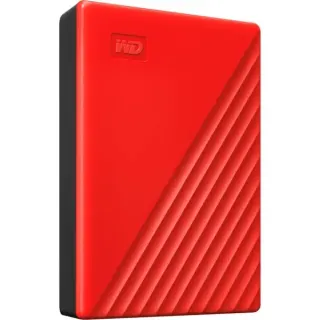 WD My Passport 4 TB, Externe Festplatte (rot, Micro-USB-B 3.2 Gen 1)