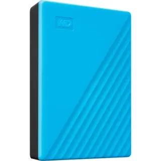 WD My Passport 4 TB, Externe Festplatte (blau, Micro-USB-B 3.2 Gen 1)