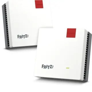 FRITZ! Set 1700 2er-Pack, Repeater (weiß/grau, Wi-Fi 7 mit bis zu 3,6 GBit/s)