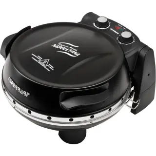 G3 Ferrari Pizzaofen Napoletana (schwarz, 1.200 Watt, für Pizza Ø 31cm, 2 Steine)