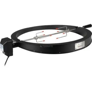 Big Green Egg Drehspieß LetzQ Spit, 24", 5-teiliges Set, Grillspieß (edelstahl, für Big Green Egg XLarge)
