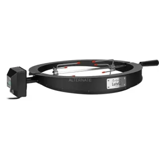 Big Green Egg Drehspieß LetzQ Spit, 18", 5-teiliges Set, Grillspieß (edelstahl, für Big Green Egg Large)