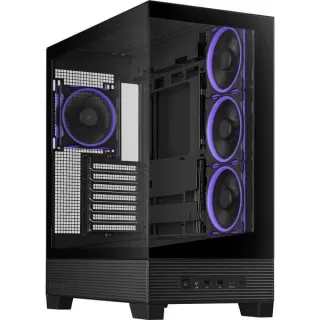 ASUS A31 PLUS TG ARGB , Tower-Gehäuse (schwarz, Tempered Glass x 2)