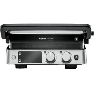 Rommelsbacher Kontaktgrill KG 2025 (edelstahl/schwarz, 2.000 Watt)