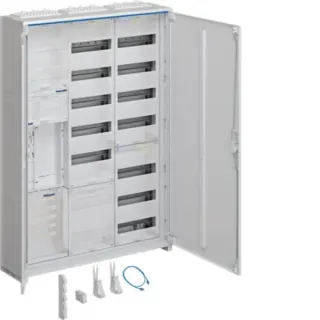 Hager Komplettschrank universal Zählerplatz BKE-I Aufputz Zähler VT13 1100 mm 3-feldrig ESA (weiß, Retail)