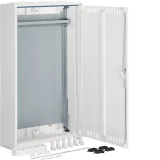 Hager Komplettschrank universal 950x550x205 Millimeter multimedia Schutzklasse II IP44 2-feld (weiß, Retail)